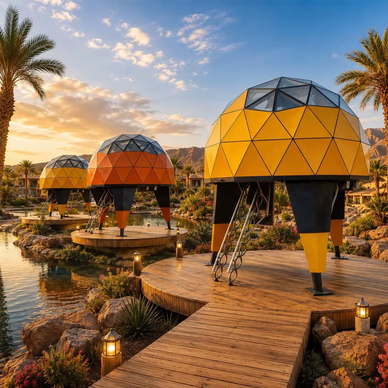 G0113 Geodesic Dome Cabin gallery image 2