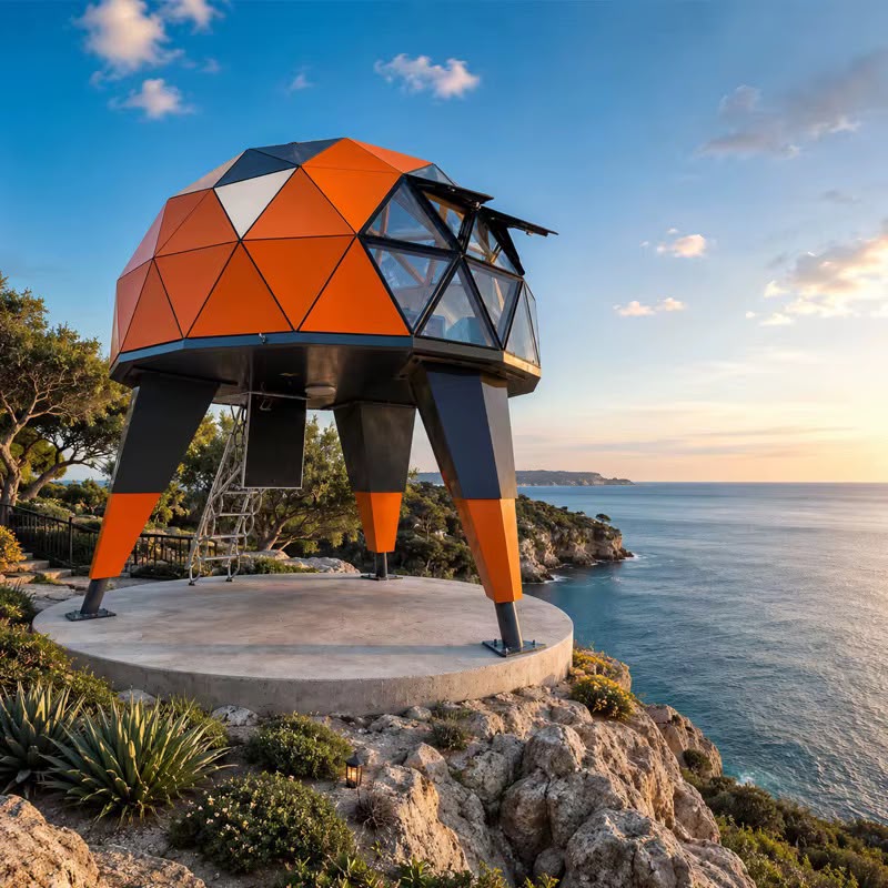 G0113 Geodesic Dome Cabin gallery image 4