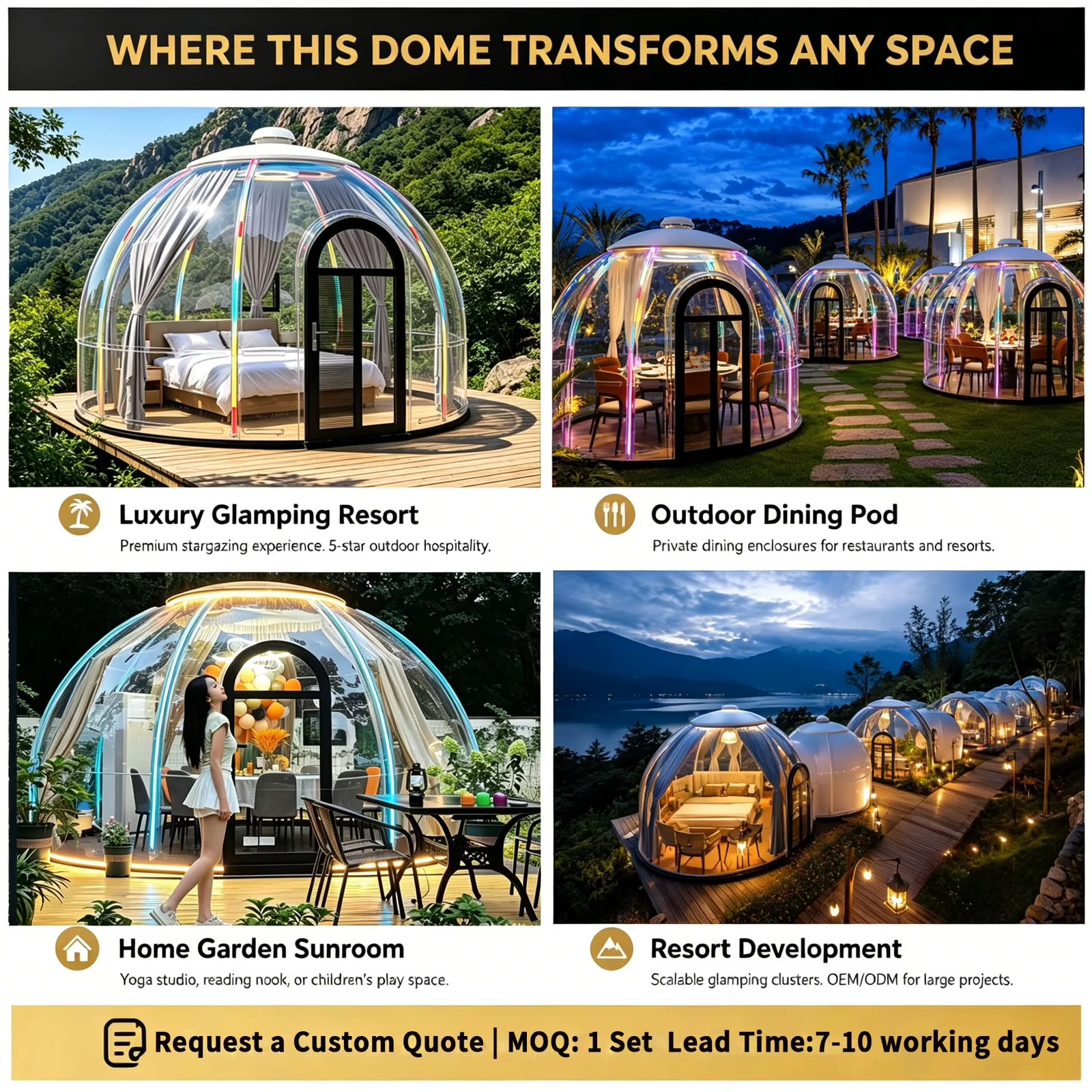 P20 Luxury Glamping Bubble Dome gallery image 2
