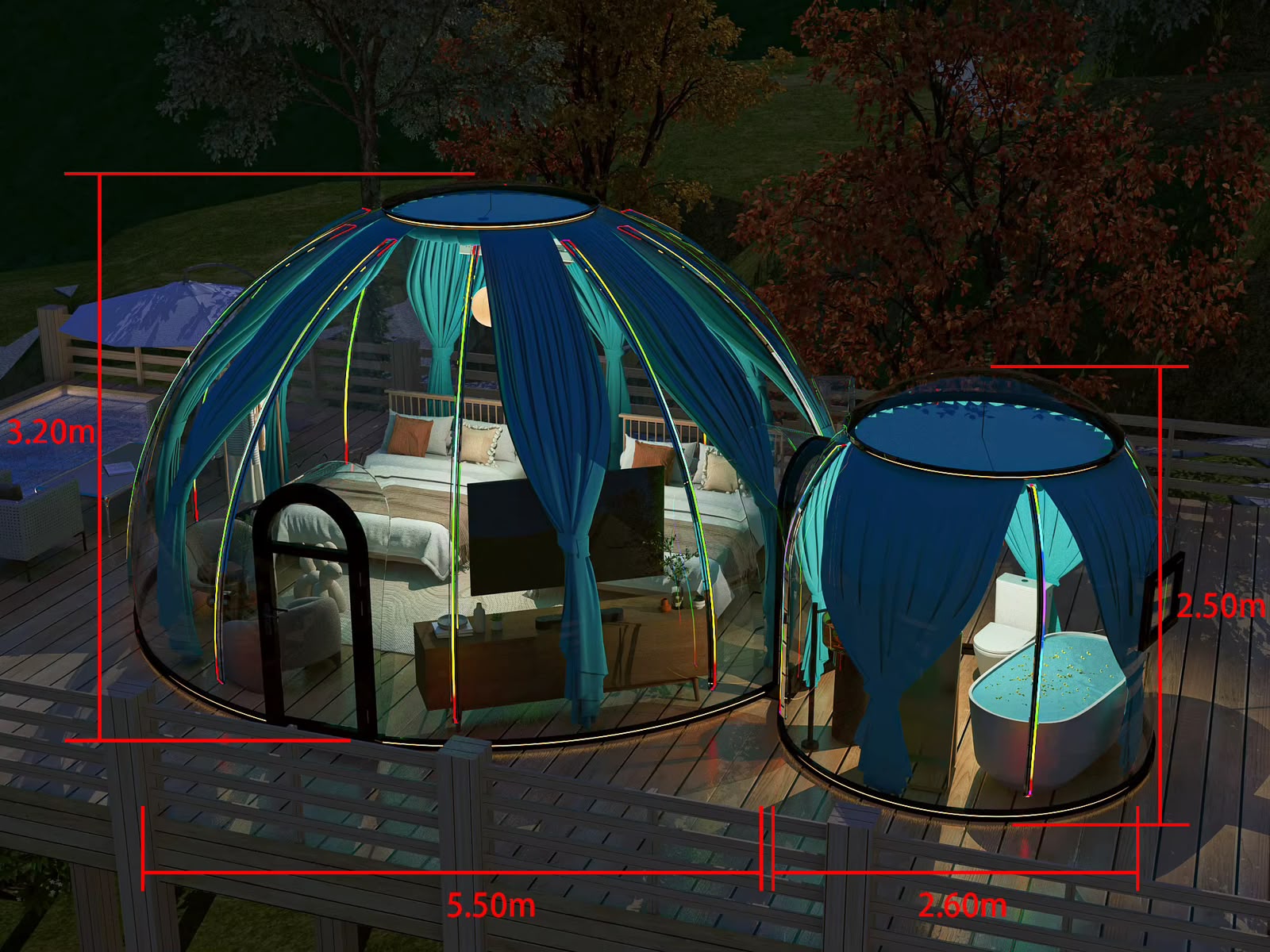 P20 Luxury Glamping Bubble Dome gallery image 5