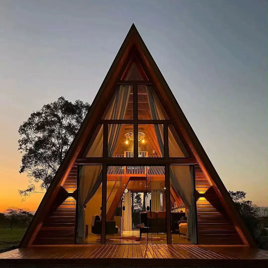 T54 Prefabricated A-Frame Cabin gallery image 3