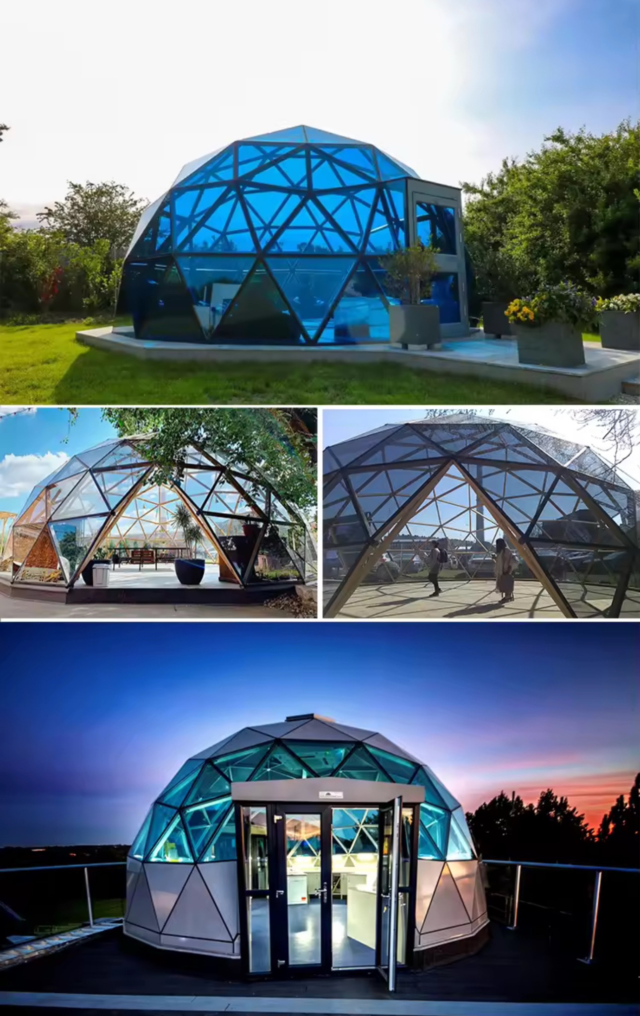 Boutique hotels glass dome use case
