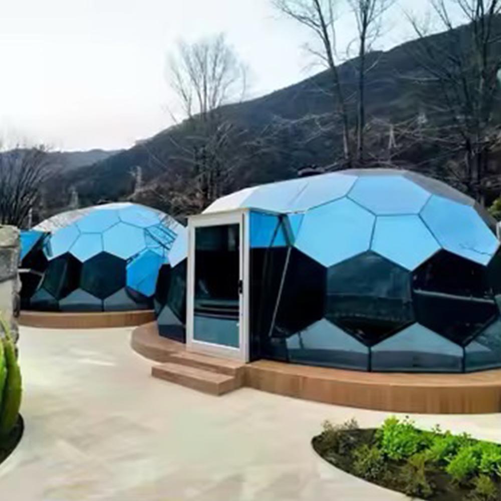 glass dome tent Glass Geodetic Dome for Camping Glimpsing Resorts by Campdome CH-01 - Image 1