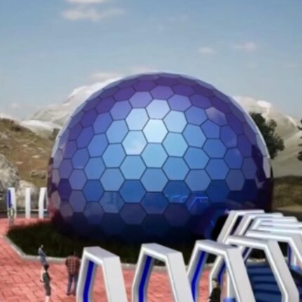 Glass Geodetic Dome for Camping Glimpsing Resorts by Campdome